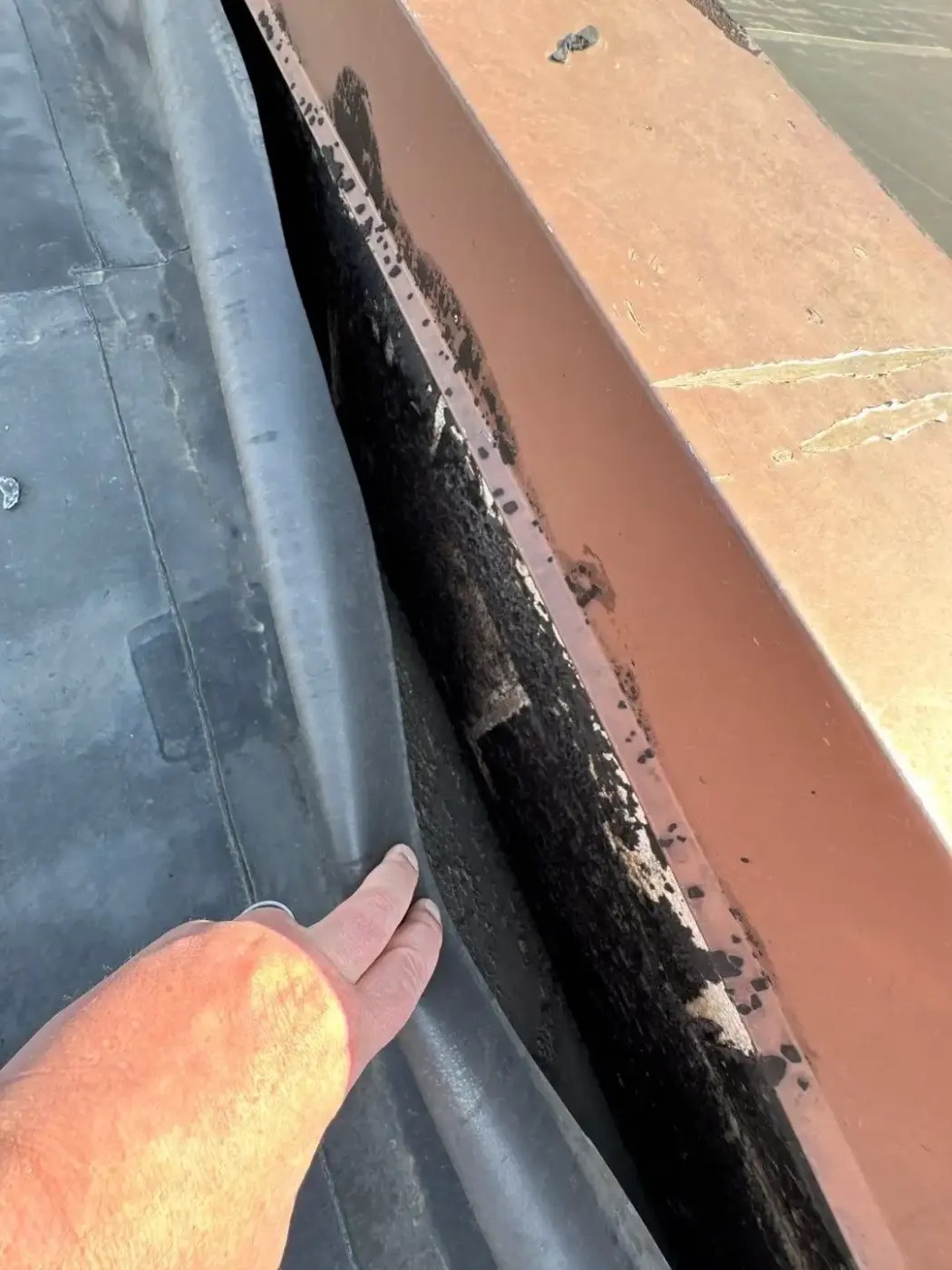 Tarping and dry-in on a Ellettsville commercial roof