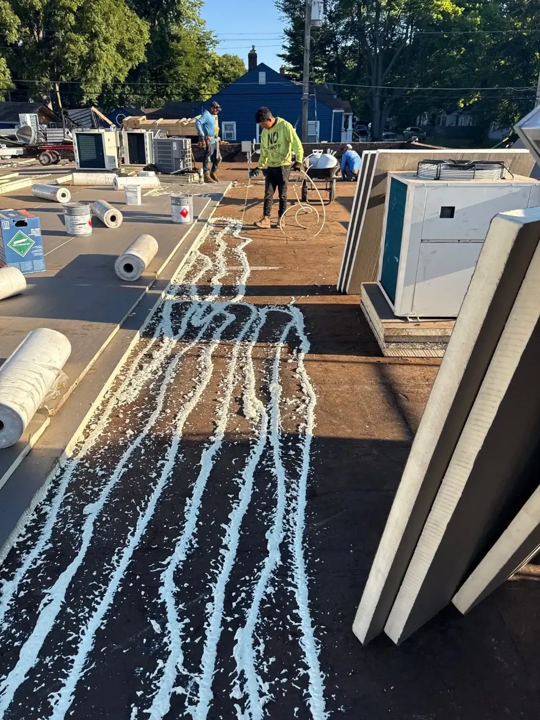 Flashing and seam work in Ellettsville
